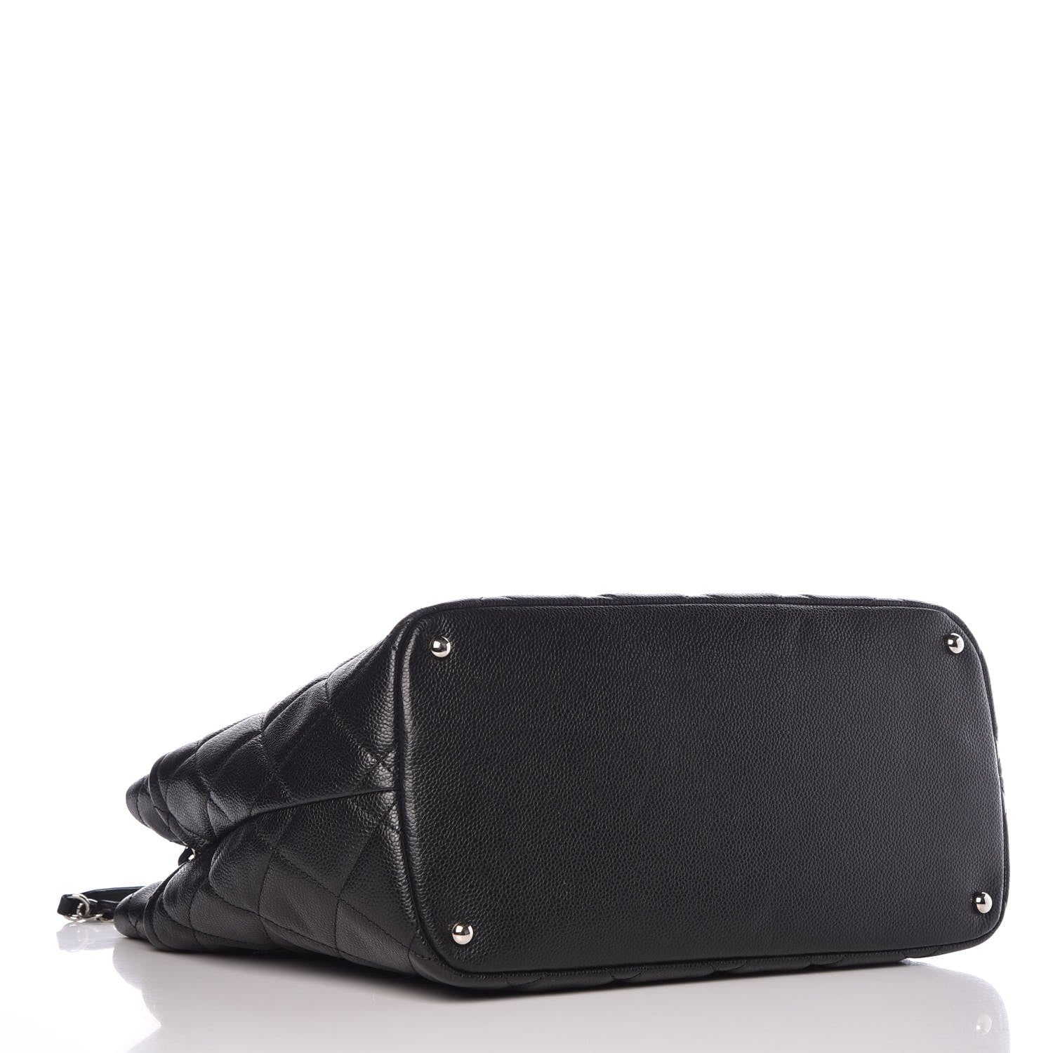 Chanel Caviar Quilted CC Timeless Soft Tote Black 4 of 7