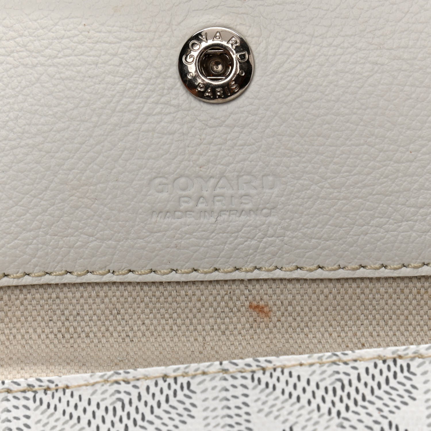 Goyard Goyardine Super Cat Saint Louis PM White 6 of 17