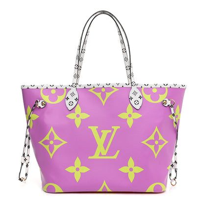 Louis Vuitton Monogram Giant Neverfull MM Pink Lilac 4 of 21
