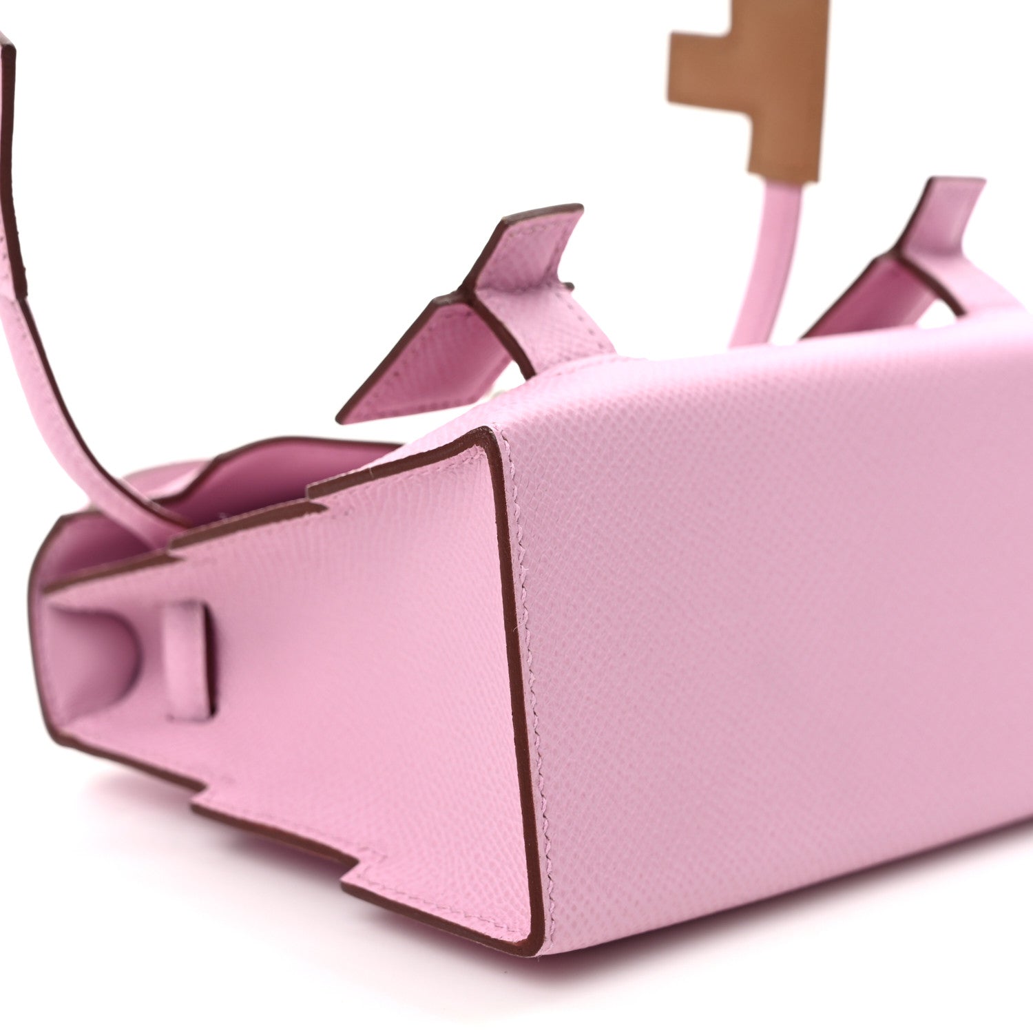 Hermes Epsom Quelle Idole Picto Kelly Doll Handbag Mauve Sylvestre 8 of 10