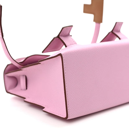 Hermes Epsom Quelle Idole Picto Kelly Doll Handbag Mauve Sylvestre 8 of 10