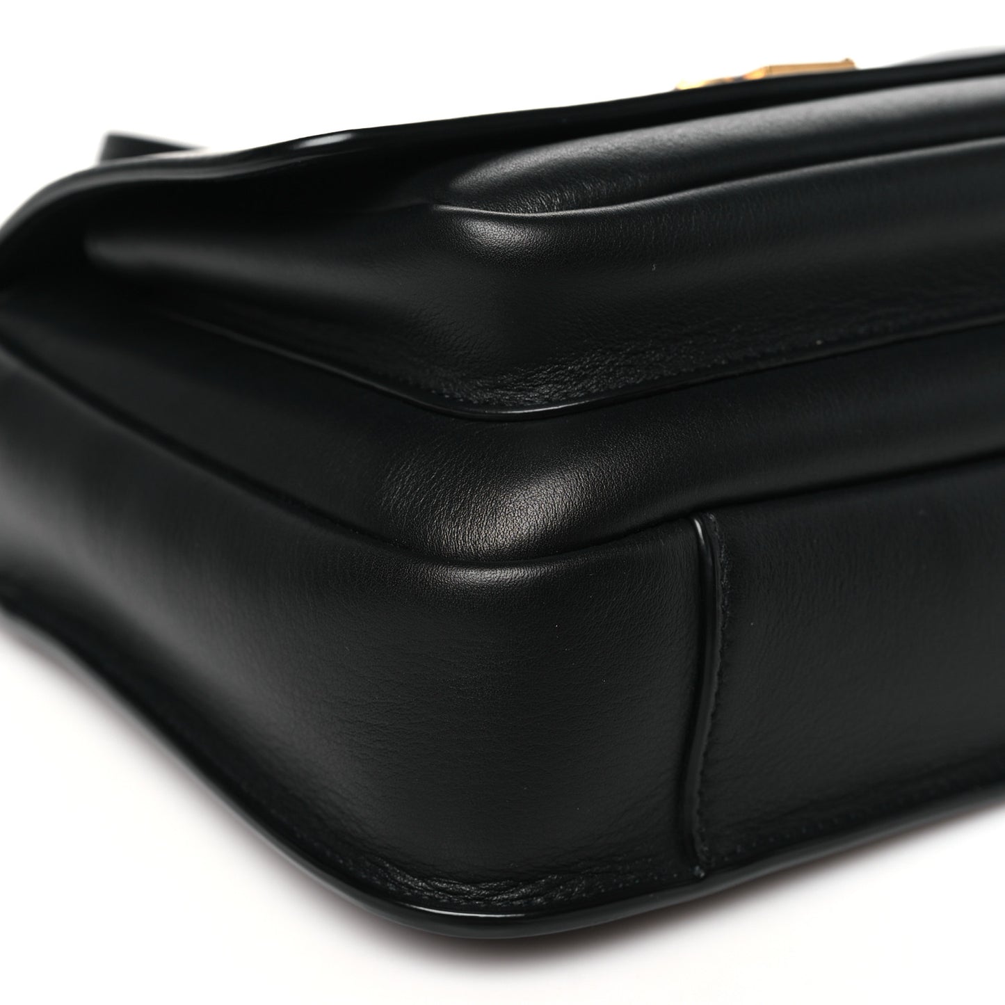 Grained Calfskin Monogram Niki Satchel Black