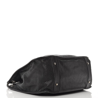 Chanel Calfskin Perforated Up In The Air Tote Black 4 of 11