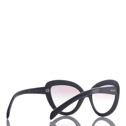 Prada Cat Eye Sunglasses SPR 08R Black 4 of 7