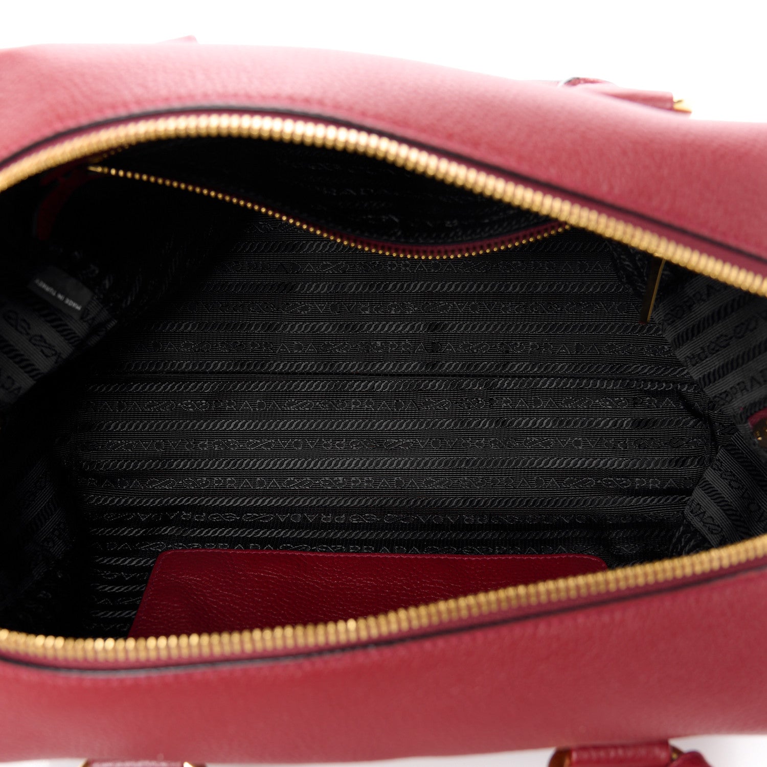 Prada Vitello Phenix Bauletto Rubino 5 of 10