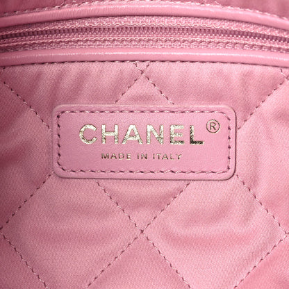 Chanel Shiny Calfskin Quilted Chanel 22 Pink 8 of 14