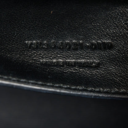 Saint Laurent Grain De Poudre Medium Classic Monogram Kate Satchel Black 8 of 11