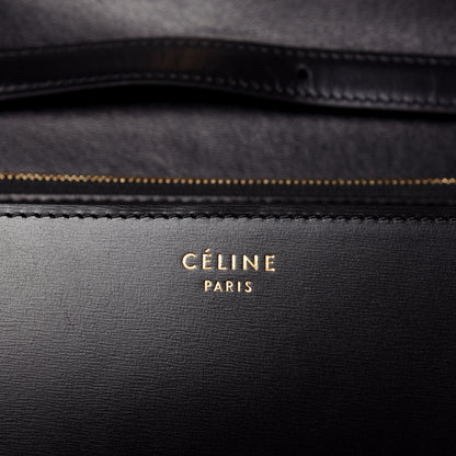 Celine Box Calfskin Medium Classic Box Flap Black 6 of 10