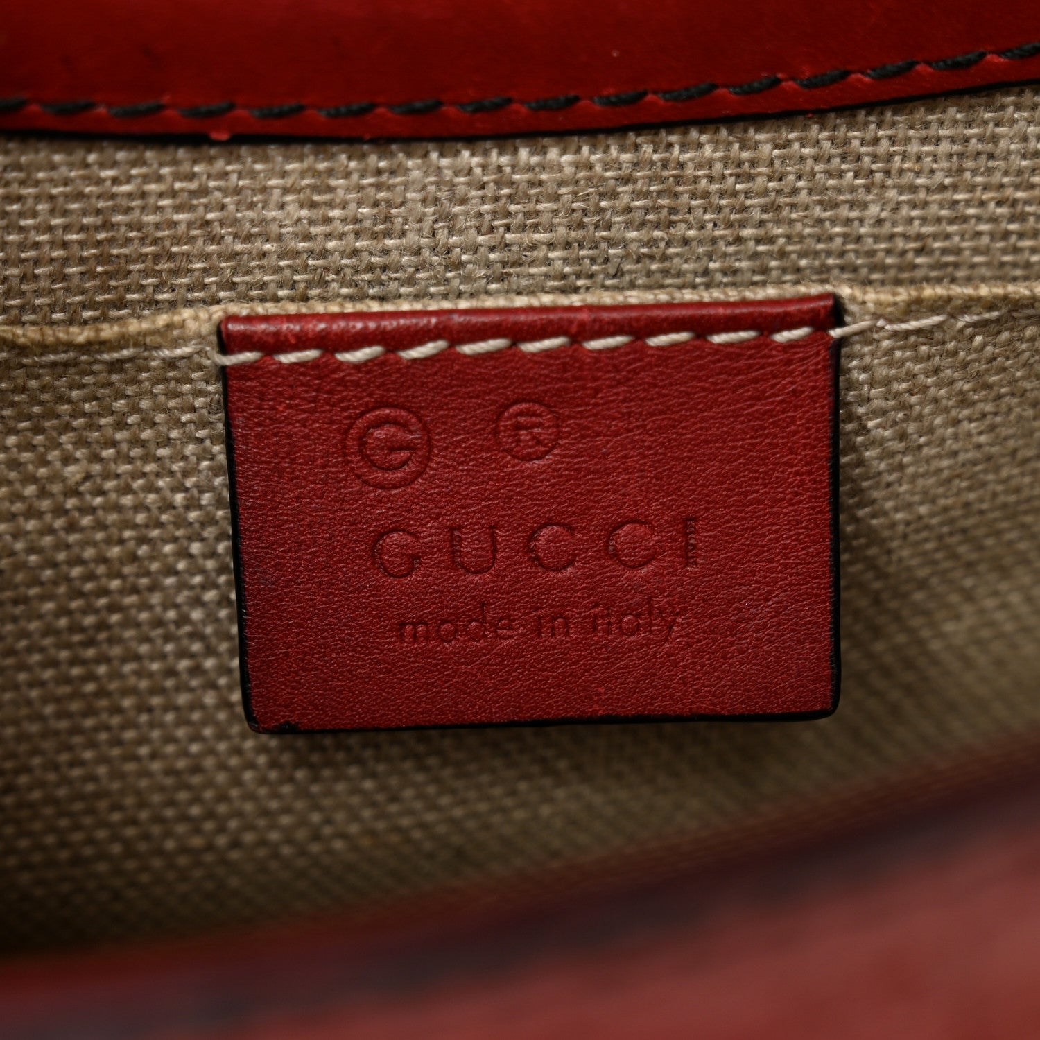Gucci Soft Microguccissima Mini Emily Chain Shoulder Bag Rosso 6 of 13