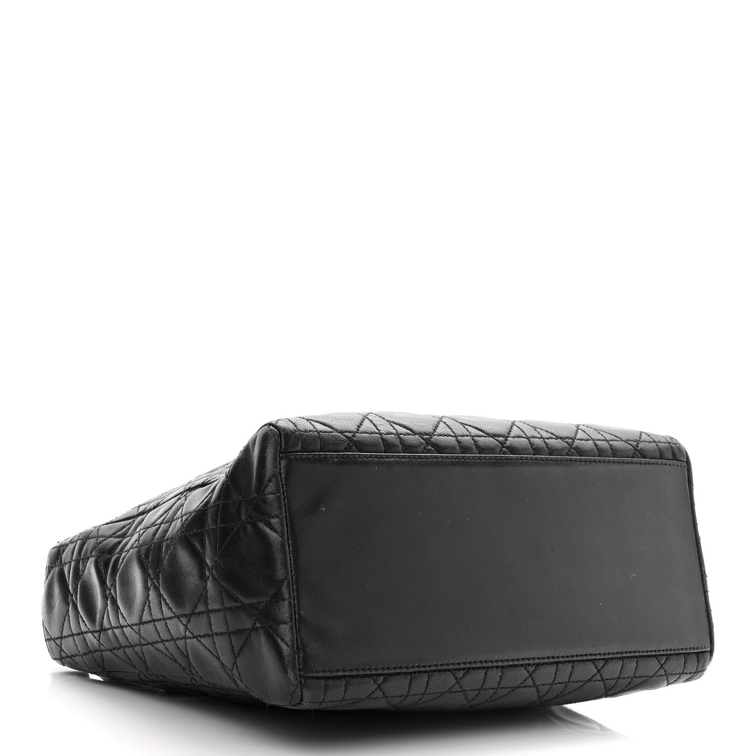 Christian Dior Lambskin Cannage Medium Lady Dior Black 4 of 10