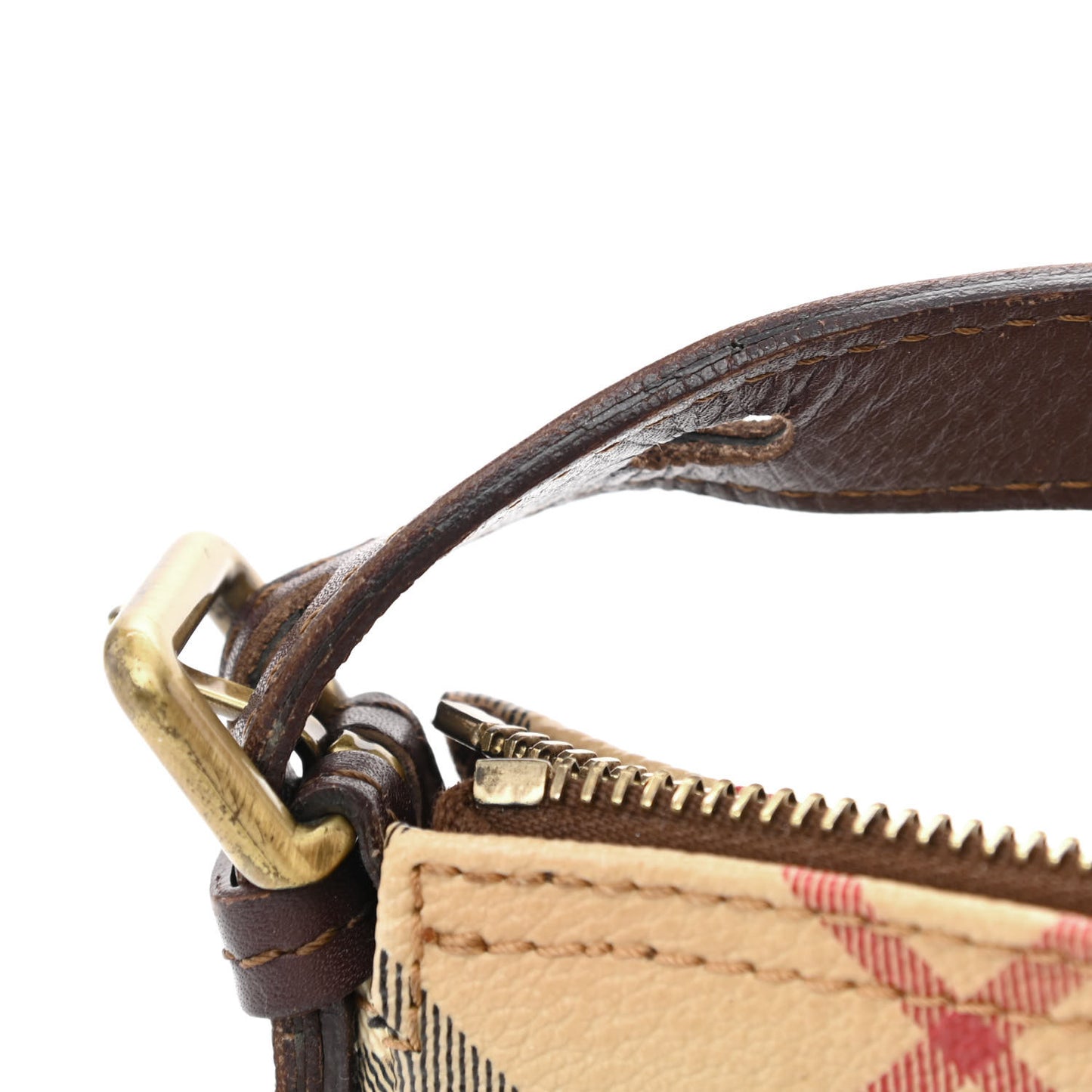 Haymarket Check Pochette Tan