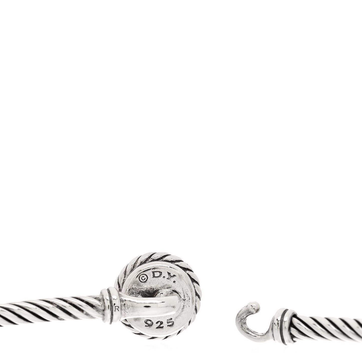 Sterling Silver Pearl 3mm Chatelaine Bracelet