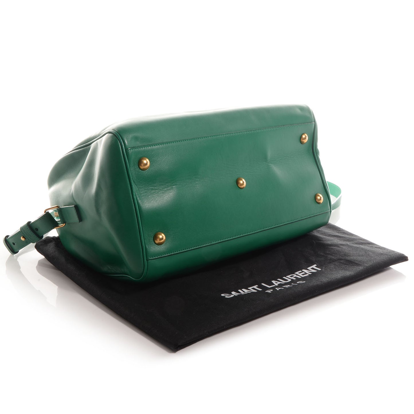 Calfskin Leather Classic Duffle 6 Green