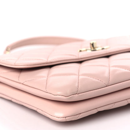 Chanel Lambskin Quilted Medium Trendy CC Flap Pink 8 of 9