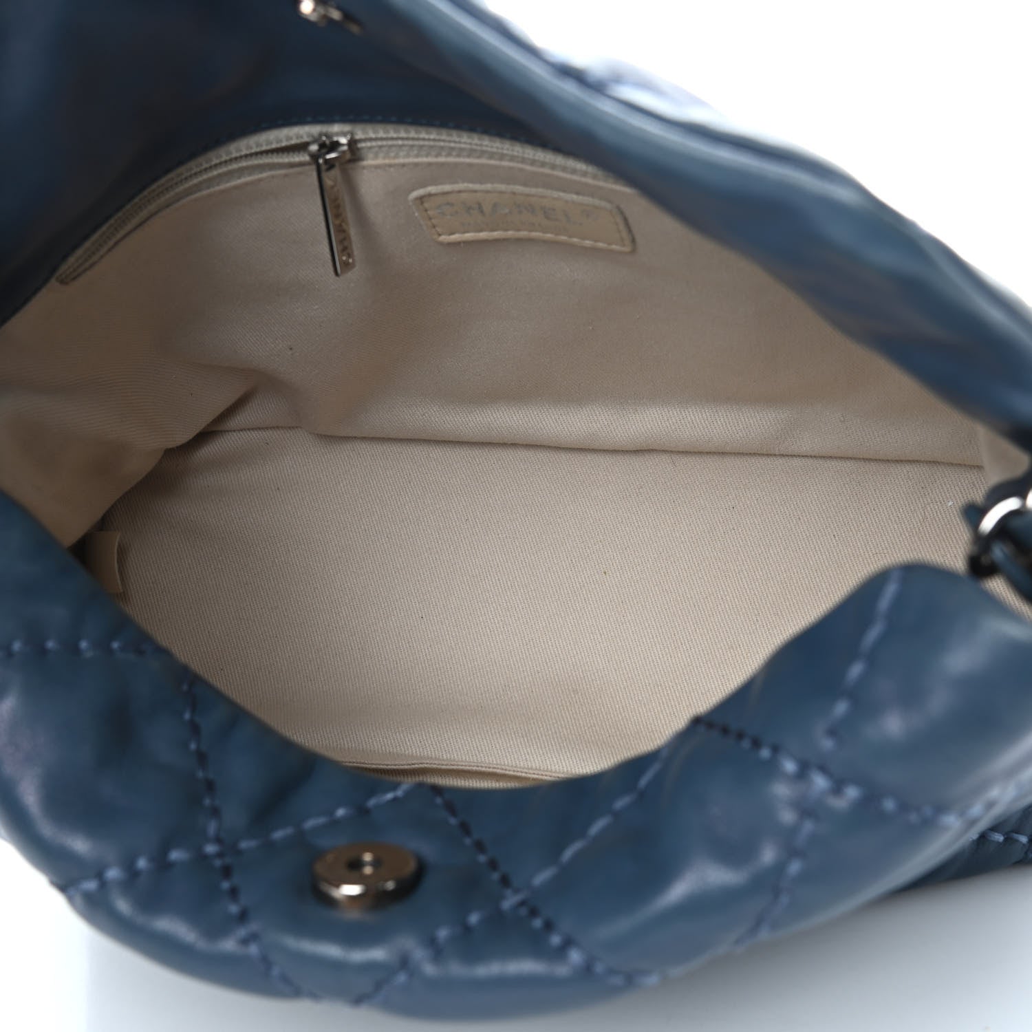 Chanel Calfskin Love Me Tender Shoulder Bag Blue 4 of 8