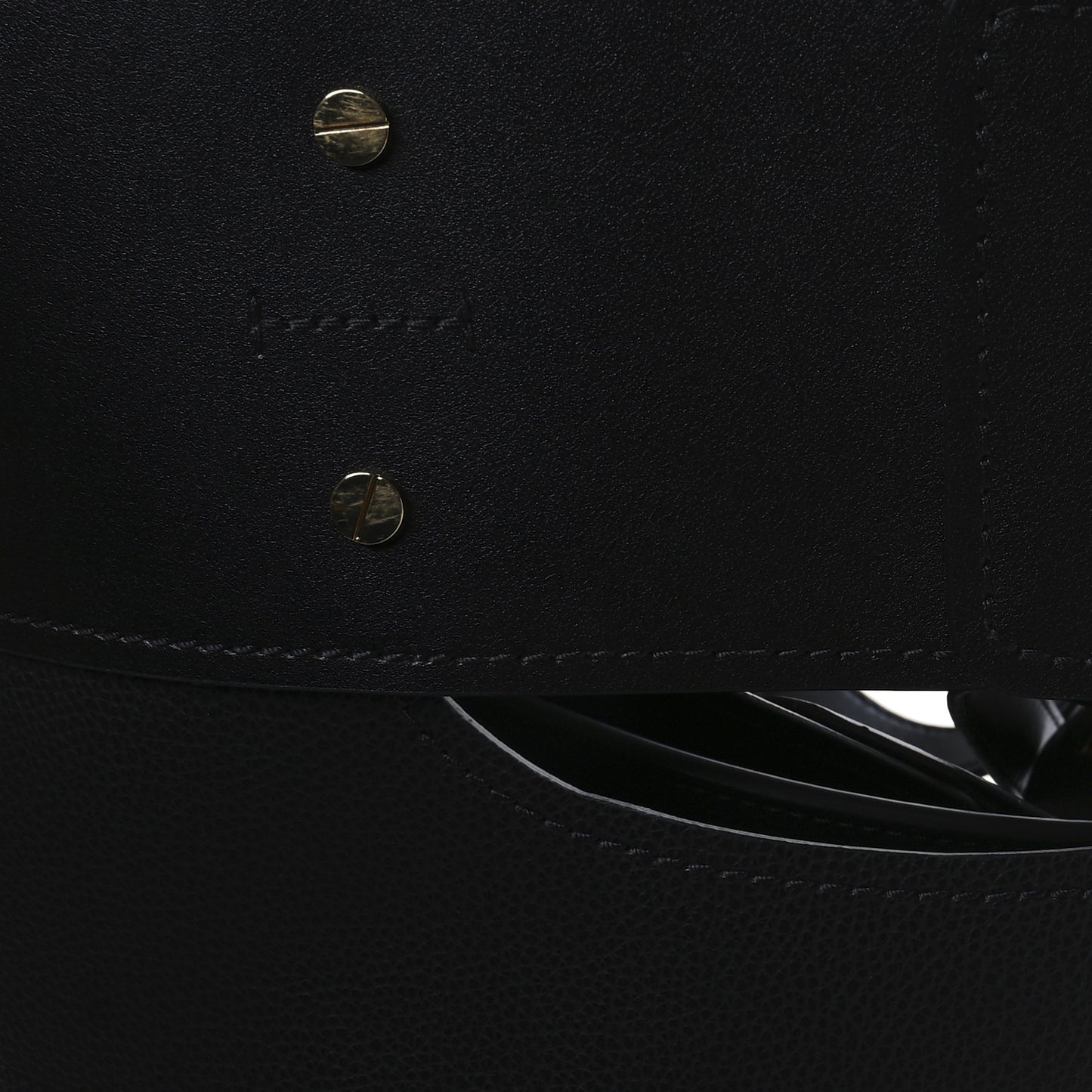 Smooth Grained Calfskin Medium Aby Tote Black