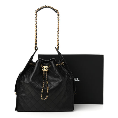 Chanel Caviar Quilted Medium Chanel 25 Handbag Black 12 of 12