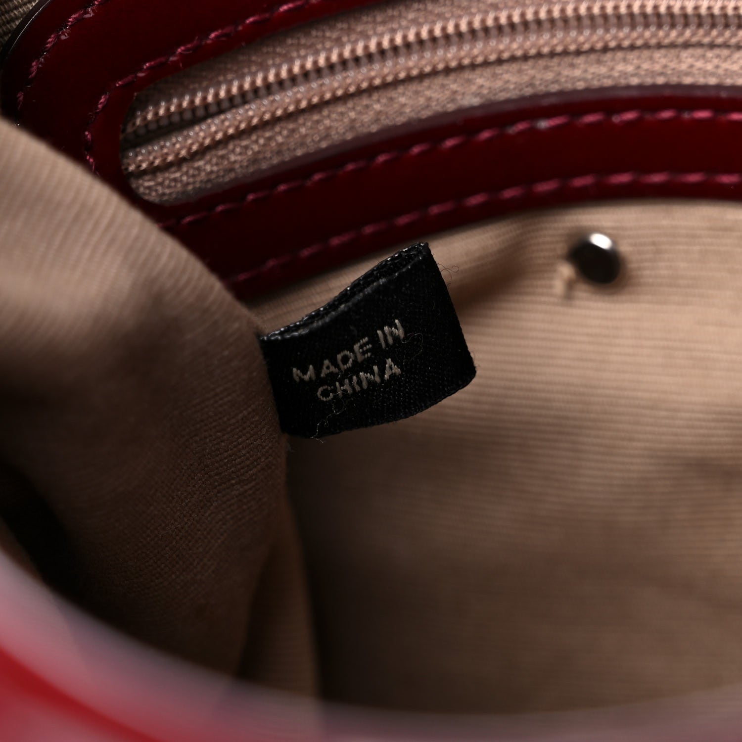 Burberry Patent Nova Check Dryden Crossbody Bag Dark Red 7 of 17