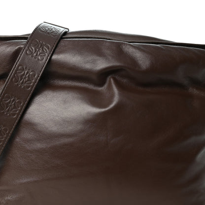 Loewe Calfskin Flamenco Puffer Knot Bag Dark Brown 7 of 9