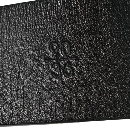 Chanel Calfskin Pearl CC Belt 90 36 Black 7 of 8