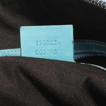 Gucci Leather Reins Tote Turquoise 9 of 9