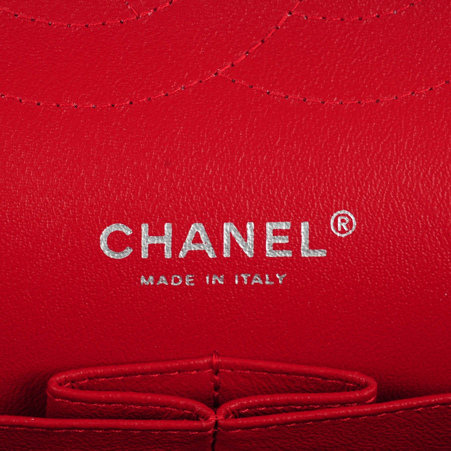 Chanel Lambskin Quilted Jumbo Double Flap Red 7 of 9