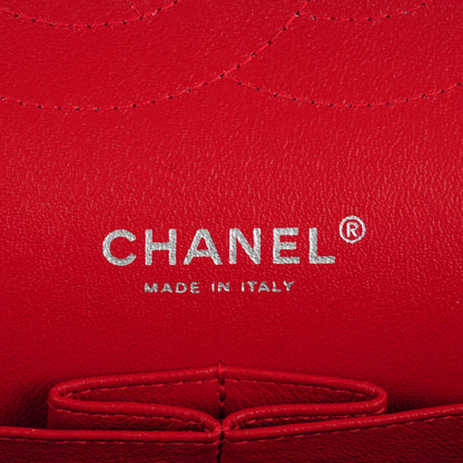 Chanel Lambskin Quilted Jumbo Double Flap Red 7 of 9