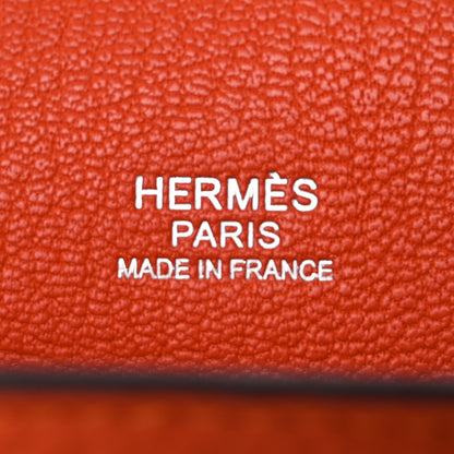 Hermes Taurillon Clemence Jypsiere 31 Orange 6 of 11