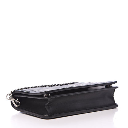 Prada Nappa Impunture Diagramme Chain Wallet Black 4 of 12