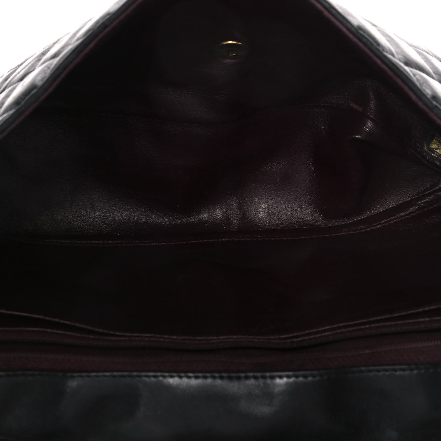 Chanel Lambskin Quilted Jumbo Single Flap Black 5 of 12