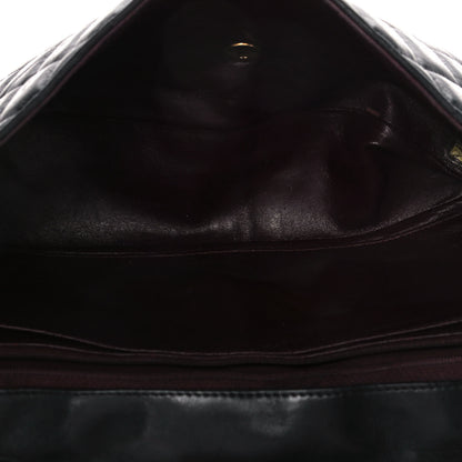 Chanel Lambskin Quilted Jumbo Single Flap Black 5 of 12