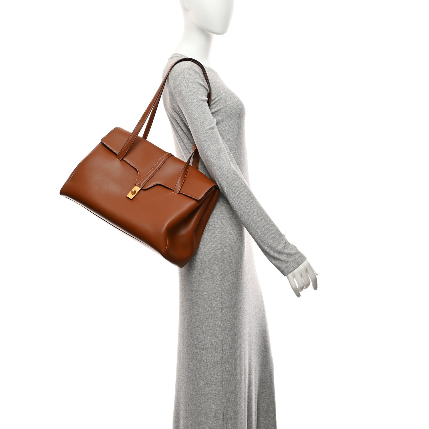 Celine Calfskin Large Soft 16 Bag Tan 2 of 11