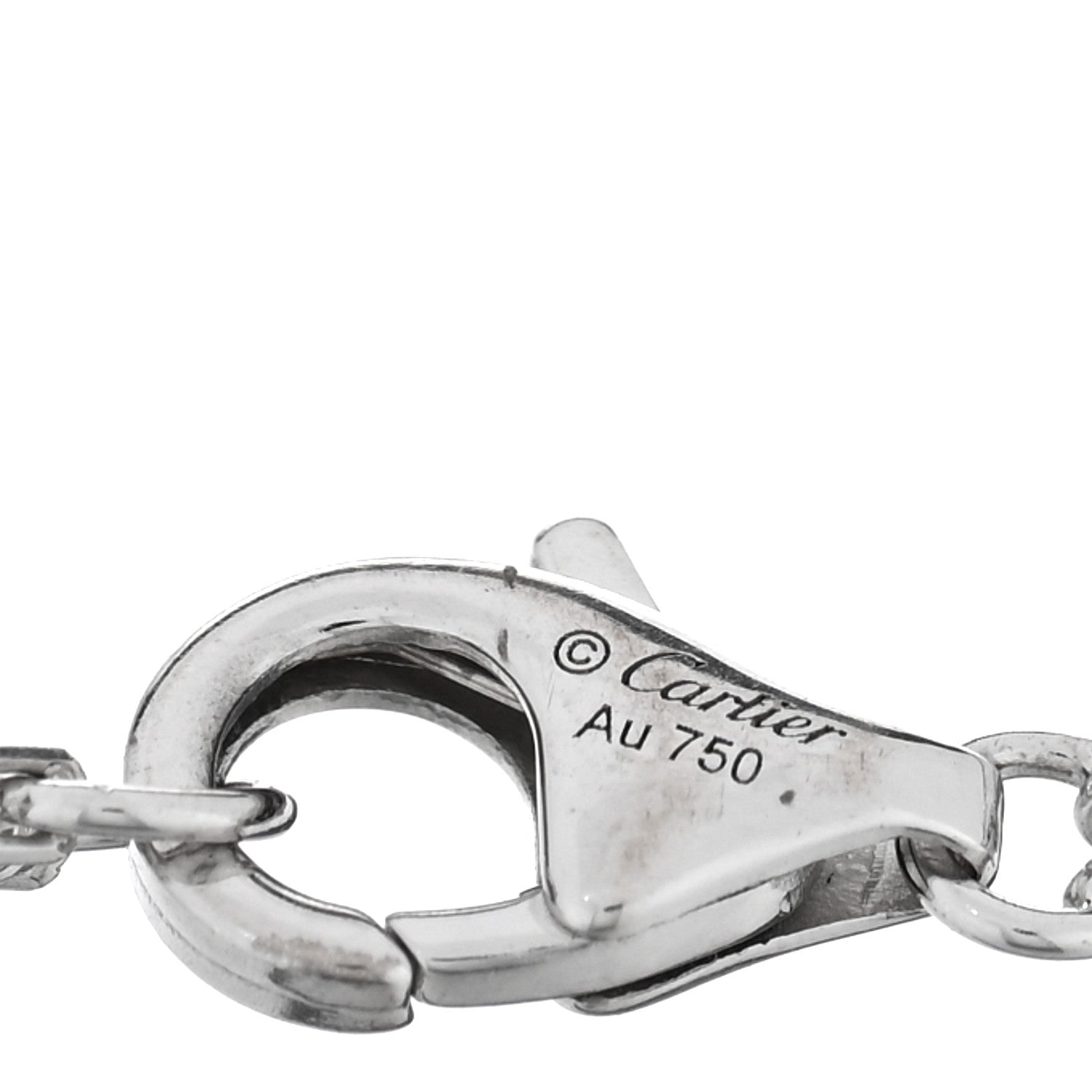 Cartier 18K White Gold Diamond LOVE Bracelet 3 of 3
