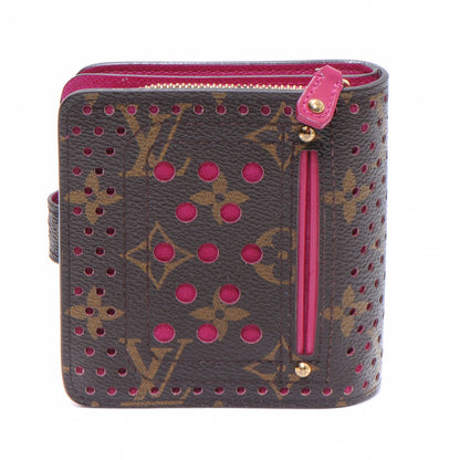 Louis Vuitton Monogram Perforated Compact Zipped Wallet Fuchsia 3 of 7