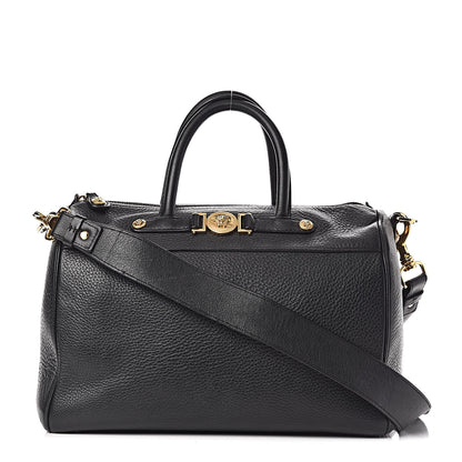 Versace Cervo Embossed Vitello Signature Duffle Bag Black 1 of 18