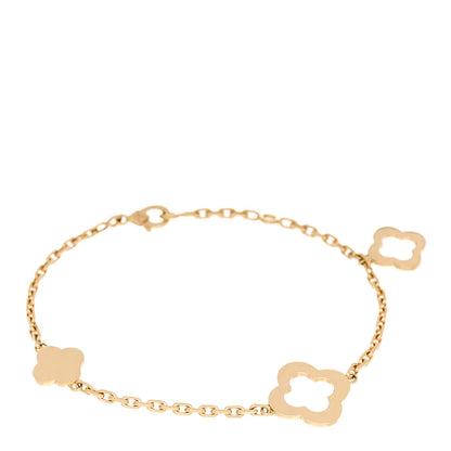 Van Cleef & Arpels 18K Yellow Gold 3 Motifs Byzantine Alhambra Bracelet 1 of 5