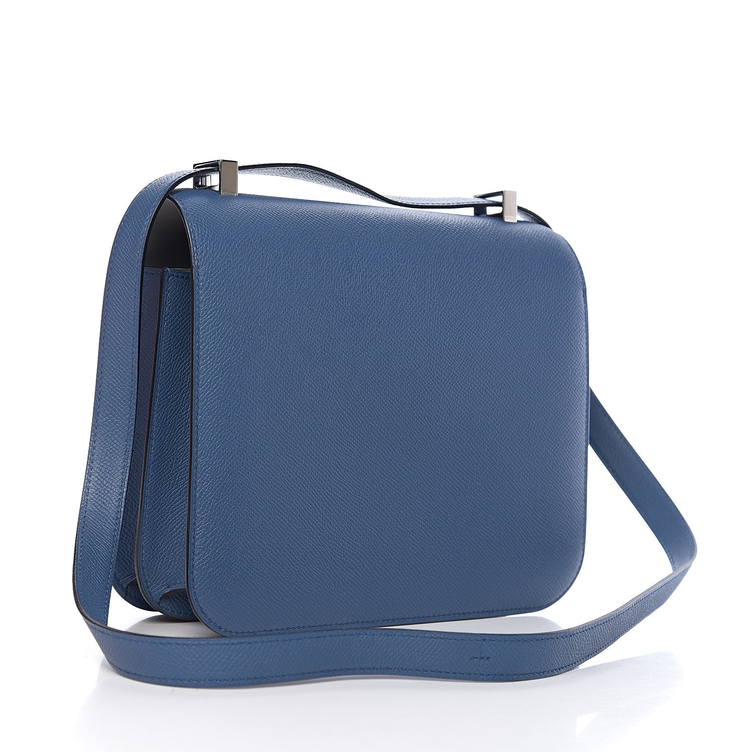 Hermes Epsom Constance Verso 24 Bleu Agate Gris Mouette 2 of 10