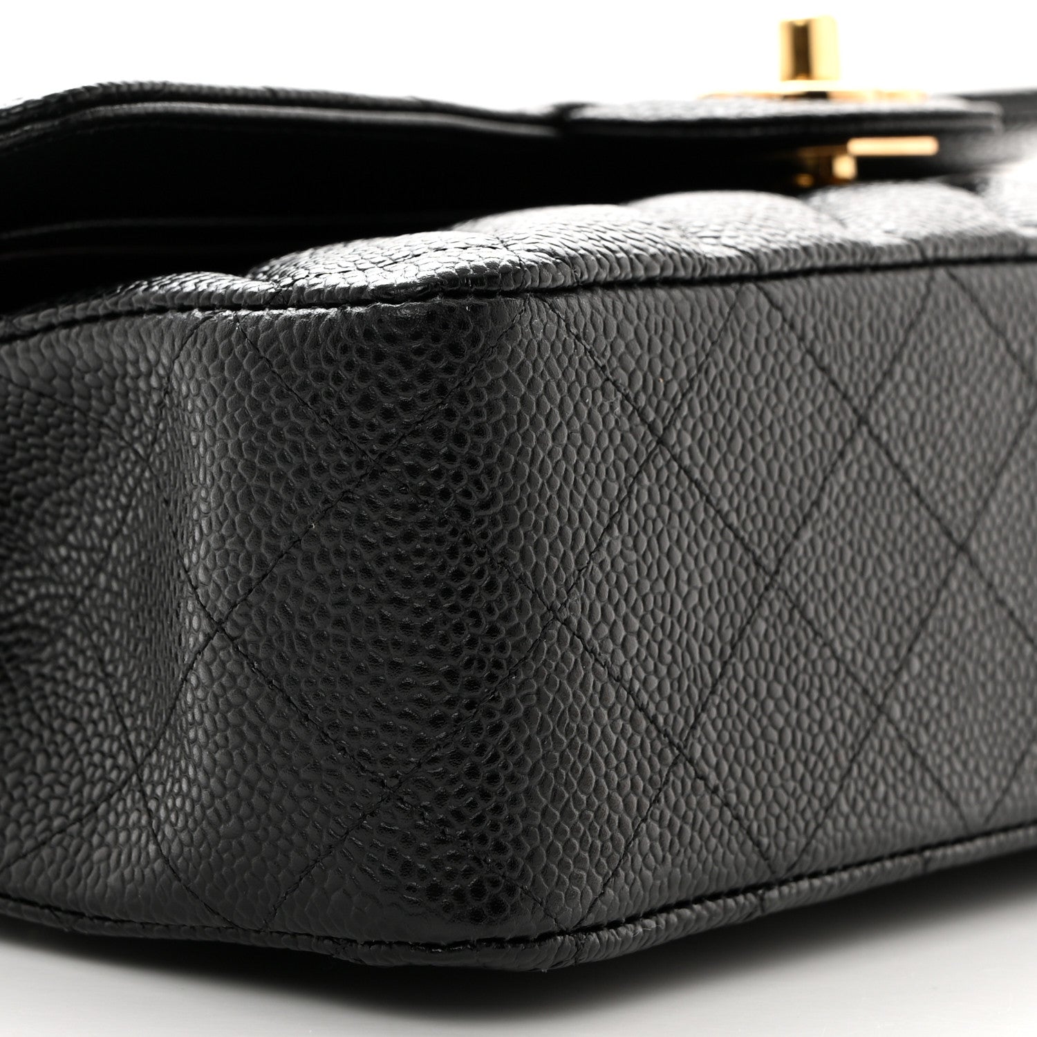 Chanel Caviar Quilted Medium Double Flap Black 9 of 10