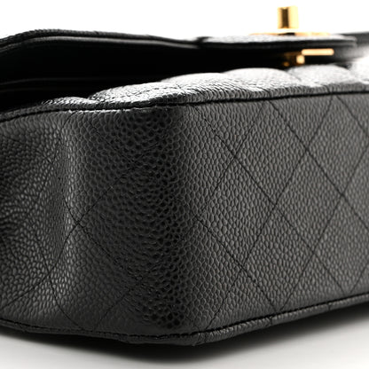 Chanel Caviar Quilted Medium Double Flap Black 9 of 10