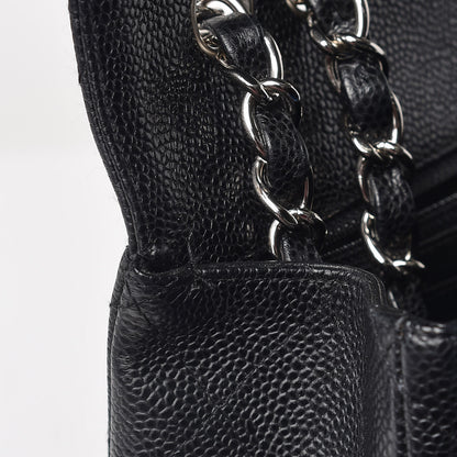 Chanel Caviar Quilted Jumbo Single Flap Black 10 of 16
