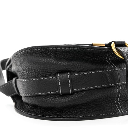 Chloe Calfskin Mini Marcie Round Crossbody Bag Black 9 of 10