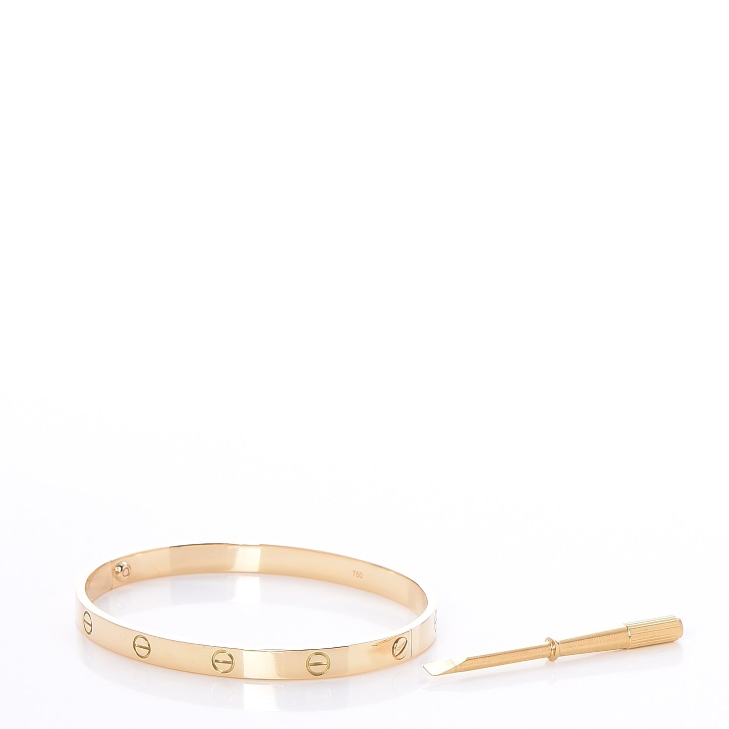 18K Yellow Gold LOVE Bracelet 21