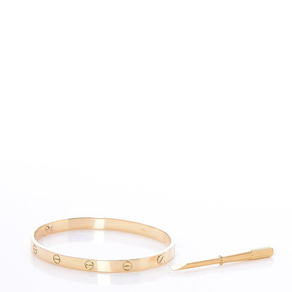 Cartier 18K Yellow Gold LOVE Bracelet 21 7 of 8