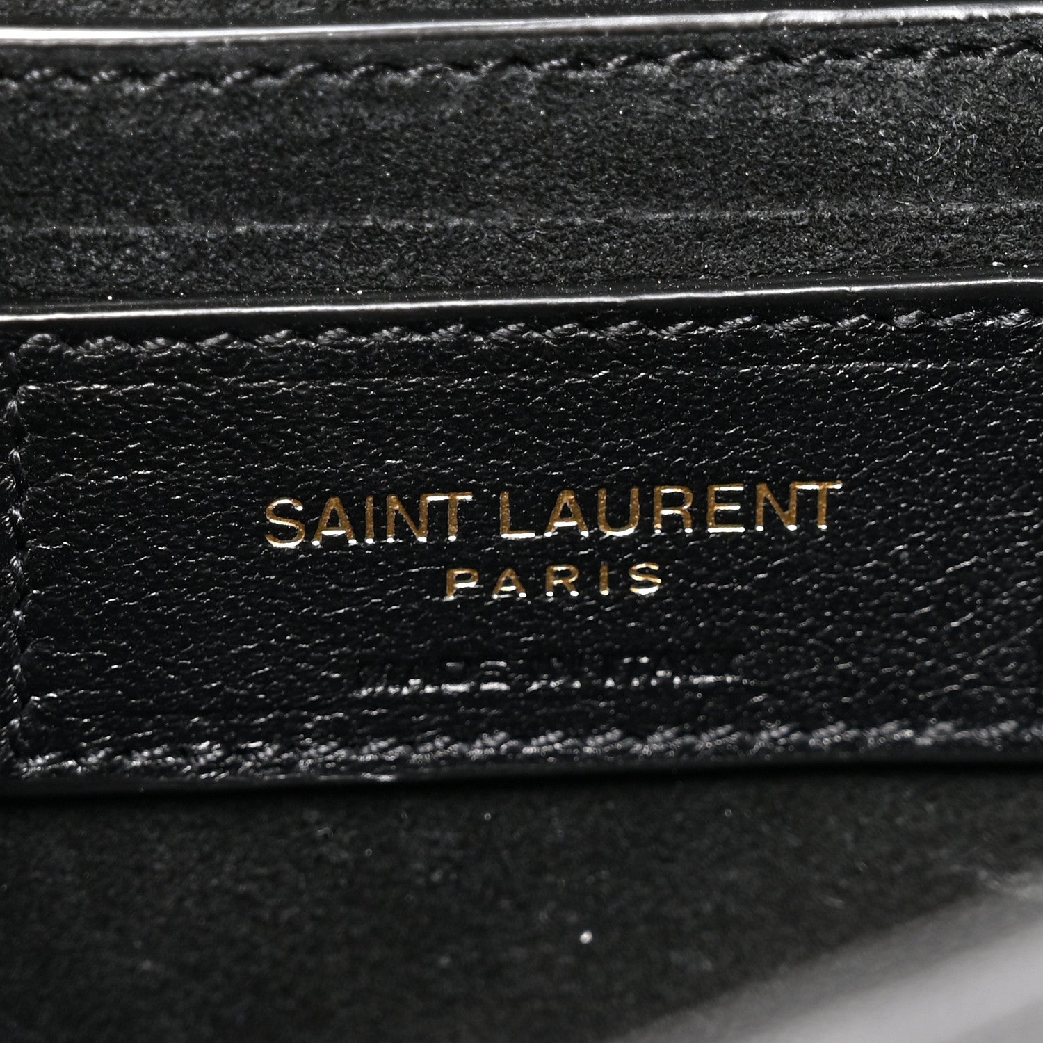 Saint Laurent Lambskin Quilted Le 57 Diamond Shoulder Bag Black 6 of 11