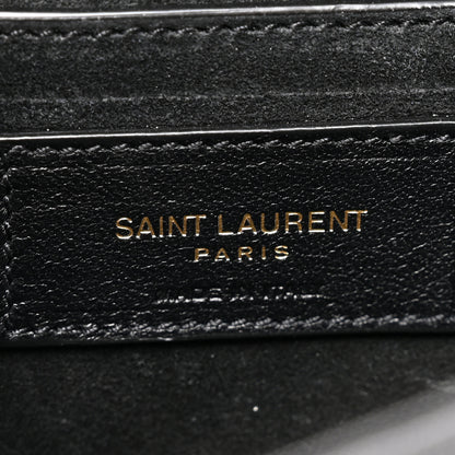Saint Laurent Lambskin Quilted Le 57 Diamond Shoulder Bag Black 6 of 11