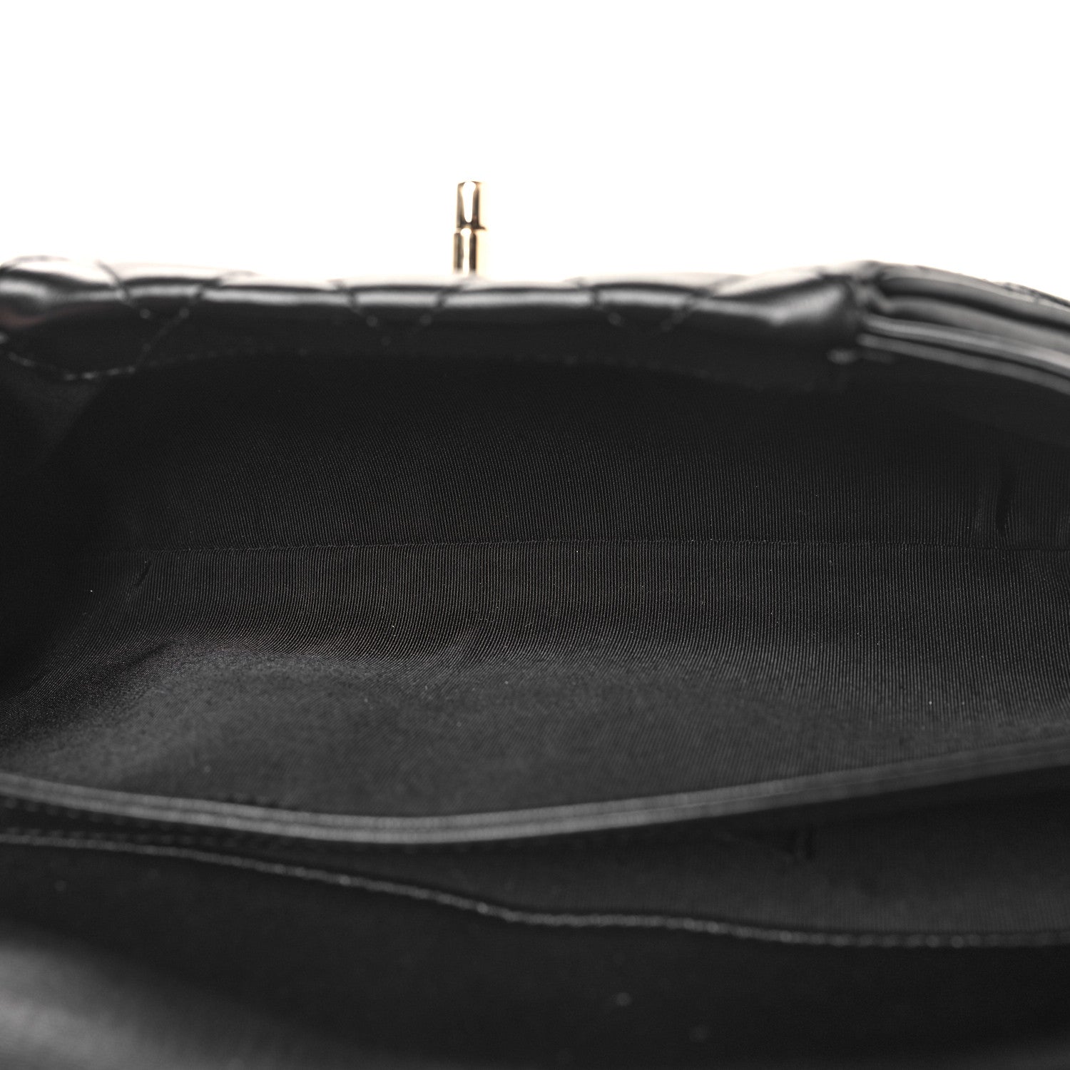 Chanel Lambskin Quilted Fold Up Again Clutch Black 5 of 10