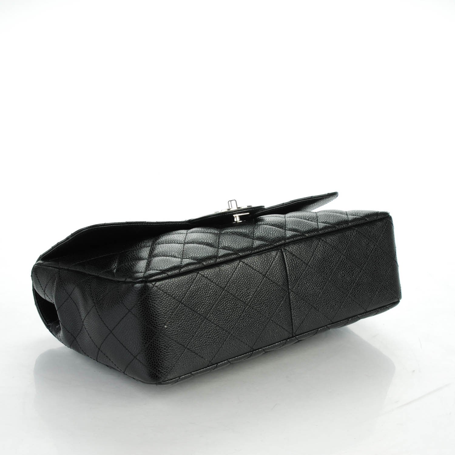 Chanel Caviar Quilted Jumbo Single Flap Black 4 of 7