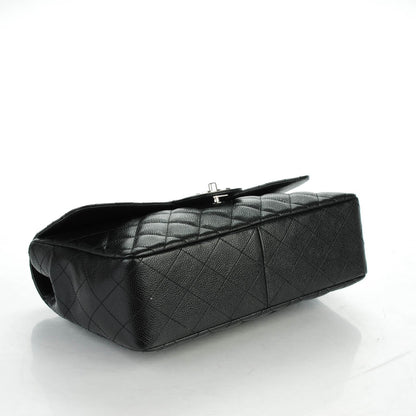 Chanel Caviar Quilted Jumbo Single Flap Black 4 of 7