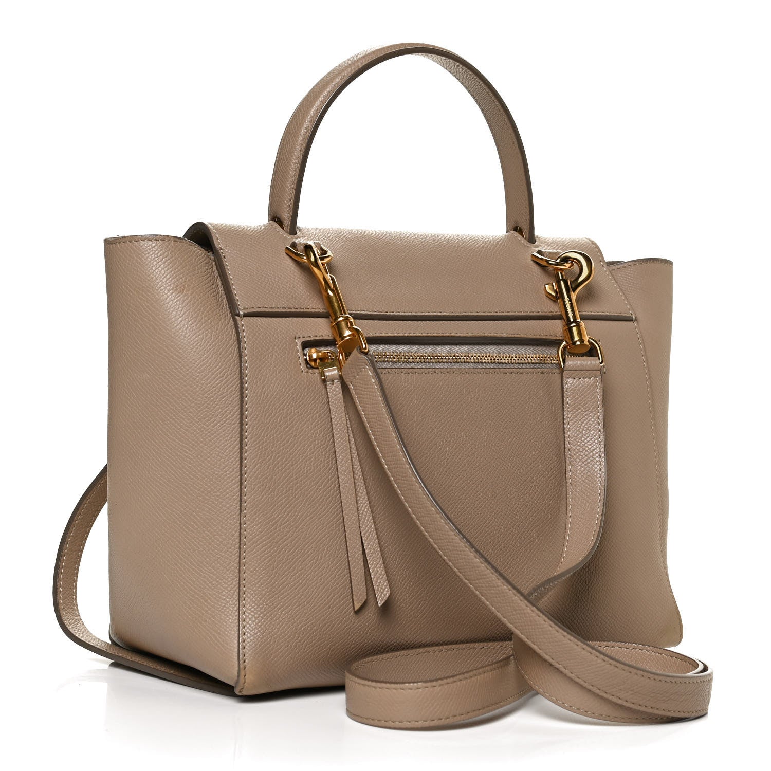 Celine Grained Calfskin Micro Belt Bag Light Taupe 3 of 13