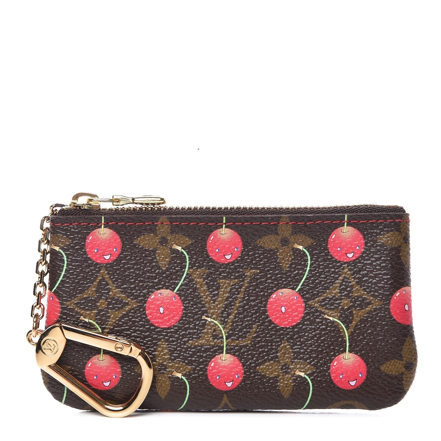 Monogram Cerises Key Pouch